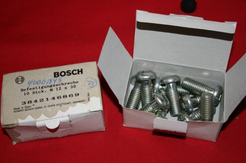 NEW Bosch Rexroth M12 X 30 Allen Head Bolts - 3 842 146 869 Lot of 20 bolts BNIB
