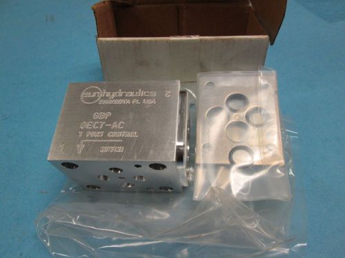 Gbp-0ec7-ac sun hydraulics aluminum hydraulic cartridge valve block for sale
