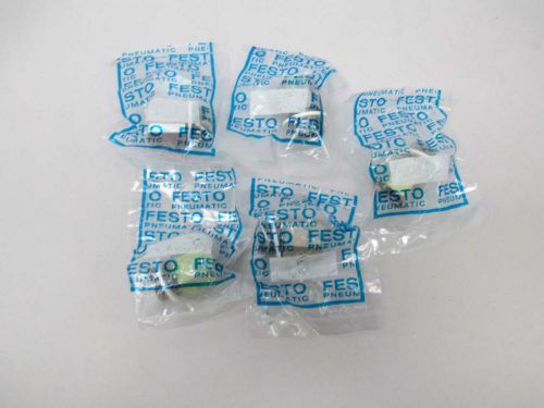 Lot 5 new festo ad-1/2-1/2npt adapter fitting male-female 1/2in npt d373390 for sale