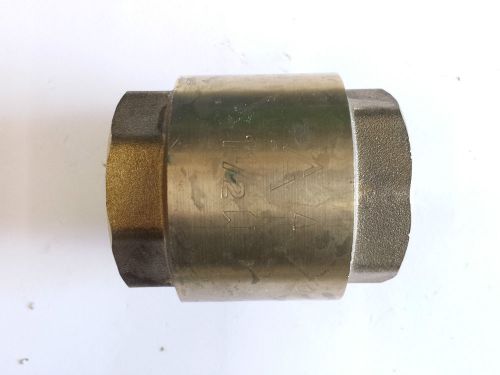 BRASS SPRING CHECK (NON-RETURN) VALVE BSP 1/4&#034; - 4&#034;