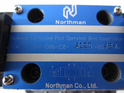 Northman solenoid controled pilot operated directional valve sw-g06-c2-812020abk for sale