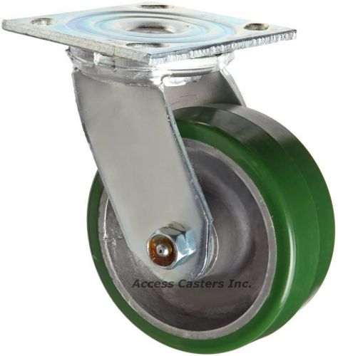 16pd05201s 5&#034; x2&#034; albion swivel plate caster polyurethane wheel 1050 lb capacity for sale