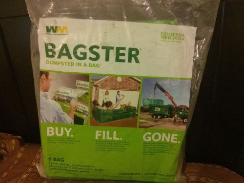 Bagster Dumpster Bag Waste Management 3 Cubic Yards Hauling Material Industrial