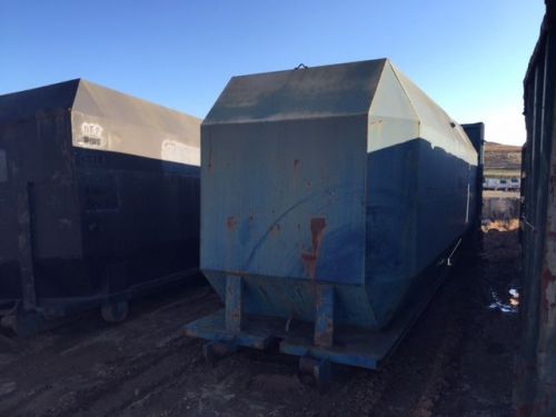 Trash, garbage, recycling 40yd compactor receiver box for sale