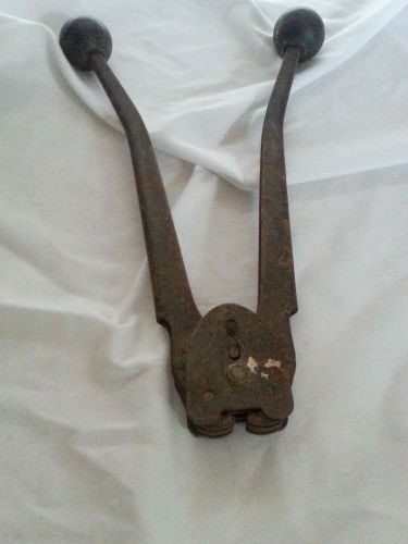 Vintage Steel strapping banding seal crimp tool