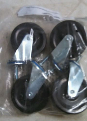 Casters / wheels for wire shelving unit NEW