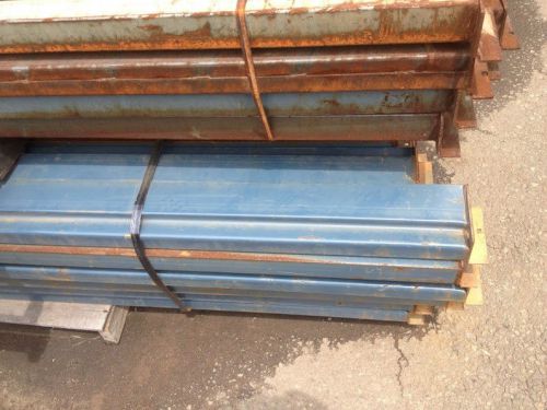 102&#034; x 5&#034; Blue Sturdi-Built Pallet Rack Beams: Used and in Great Condition**