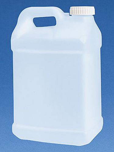 Case 4x1 Gallon Solvent Compatible Natural F Style HDPE Fluorinated Bottles