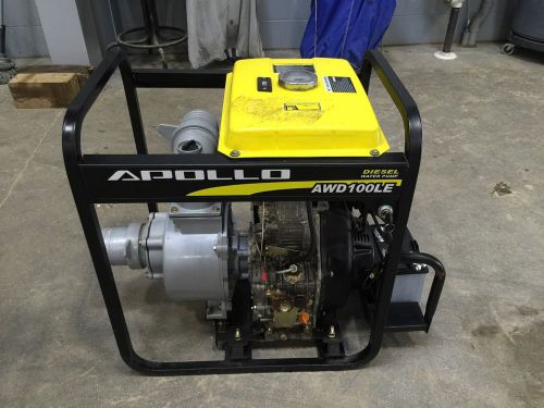 New apollo 4&#034; yanmar diesel water pump w/ electric start &amp; new batt agriculture for sale