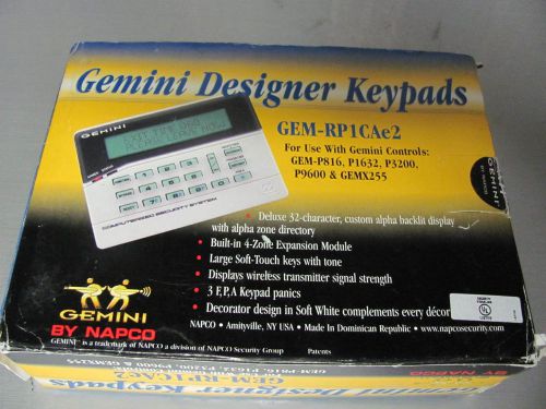 NEW Napco Gemini GEM-RP1CAe2 Security Alarm Keypad