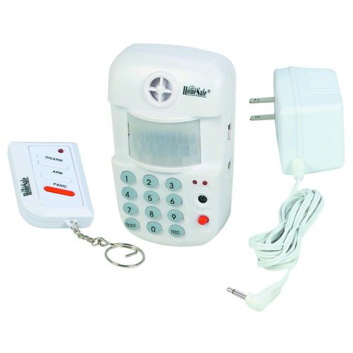 Easy to Install Home Security Motion Detector Alarm 2 Sensor Keypad Panic Button