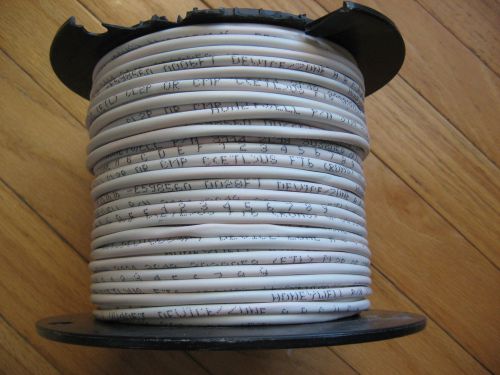 250&#039; White Plenum Access Control Security Alarm Cable Wire 18/2 CMP 18AWG