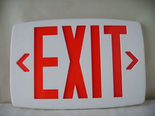 Lithonia Lighting Durable Plastic Exit  Frame &amp; Insert Sign Wall Decor