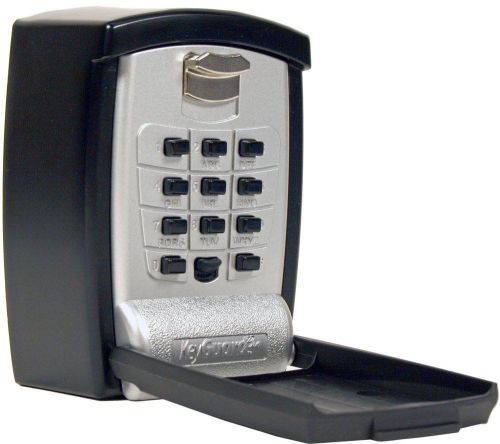 Wall mount key storage lock box push button lockbox alpha-numeric com pad new for sale