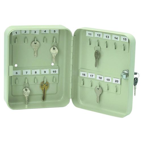 20 hook steel key box storage w/ lock wall mountable for sale