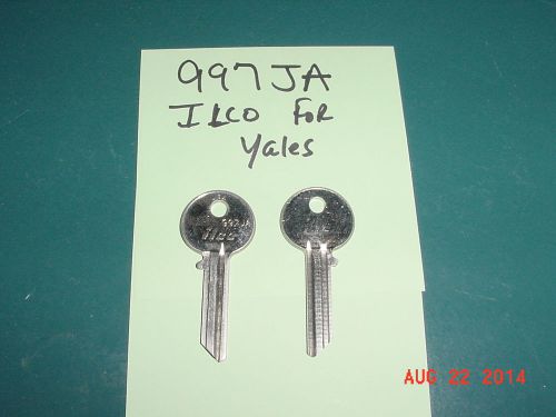 lot of 10 LOCKSMITH KEY blanks for Yale locks  Ilco 997ja Crafts Jewelry VINTAGE