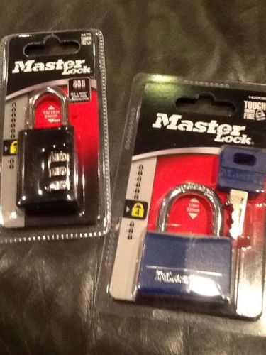 Master Locks...set of 2 brand new