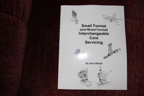 Sfic and mfic locksmith book interchangeable core by don oshall for sale