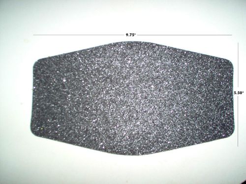 (10) self adhesive black abrasive tread pads, anti slip non skid for sale