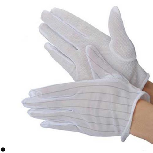 1 pair esd pc computer working anti-static anti-skid gloves for sale