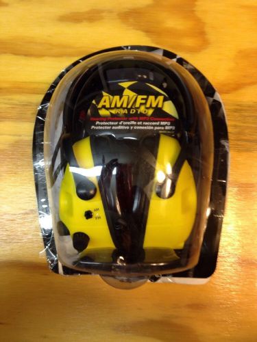 Stanley rst-63005 am/fm earmuff with aux input for sale