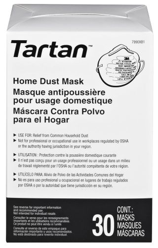 3M Tartan Home Dust Mask (30 Count)