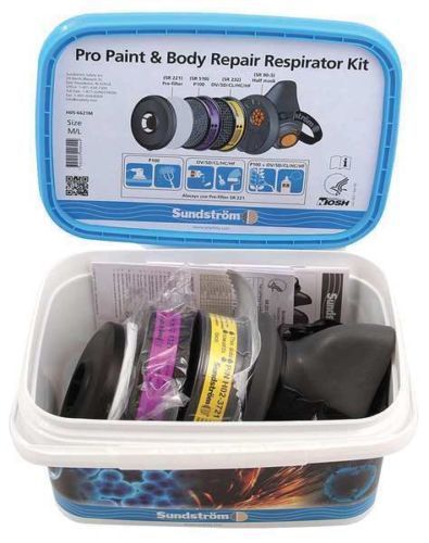 Sundstrom safety h05-6621m respirator kit,paint,respirator m/l for sale