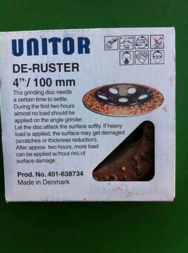 Unitor De-ruster 4&#034;/100 mm (4) For Stainless Steel