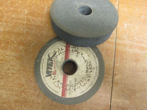 Surface grinder wheels 6&#034;x1-1/2&#034;x1-1/4&#034; used Vitek