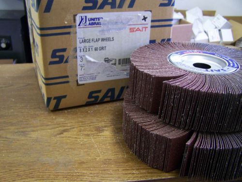 SAIT 72050 2A 8X2 Premium Aluminum Oxide Flap Wheels 60 Grit