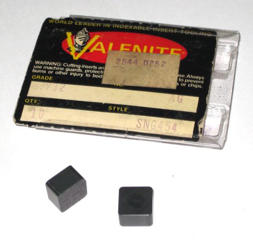10pc. Valenite SNG 454 Ceramic Boring Bar Lathe tool holder Inserts V32 SNG454