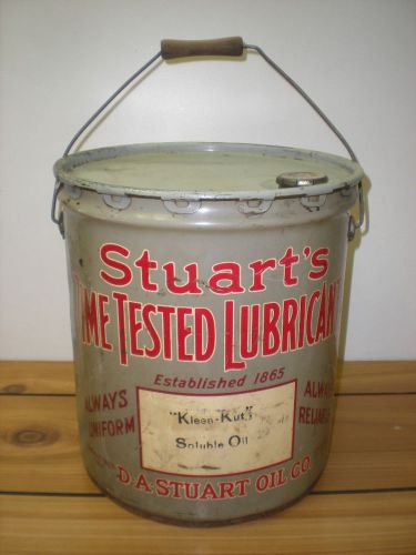 Stuart STUART’s Time Tested Lubricants KLEEN KUT Soluble Oil 5 gal Can Pail