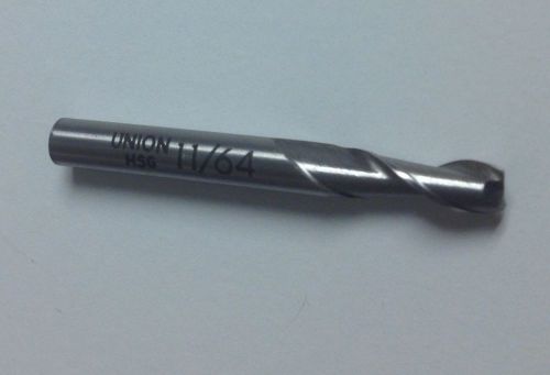 Butterfield 11/64&#034; end mill 2 flutes 3/16&#034; shank  #5110477  oal- 1 5/8&#034; lot of 5 for sale