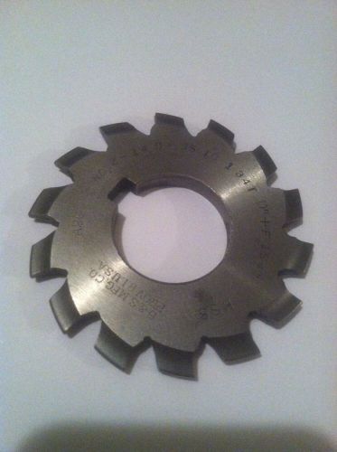 USED INVOLUTE GEAR CUTTER #2 14P 55-134T  1&#034; Bore Brown And Sharpe