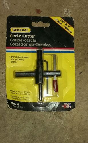 General No. 4 Circle Cutter