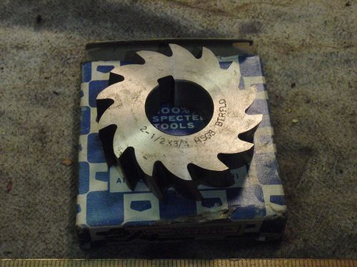 BUTTERFIELD 2 1/2&#034; x 3/4&#034; x 1&#034; PARABOLIC TOOTH Side Milling Cutter NEW in box