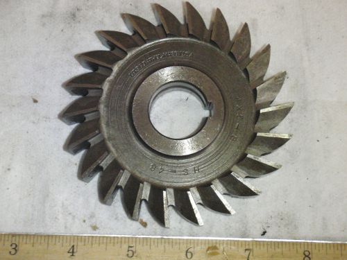 UNION TOOL 4&#034; x 5/8&#034; x 1&#034;  STRAIGHT TOOTH Side Milling Cutter HSS H2