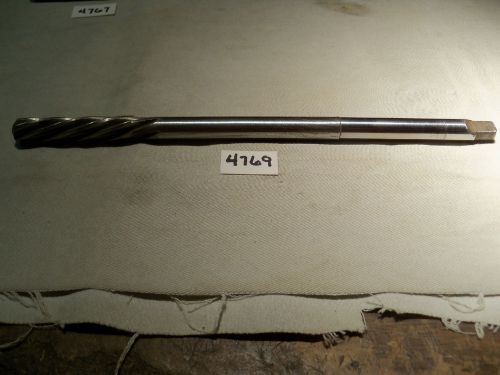 (#4768) used machinist .437 inch straight shank chucking reamer for sale