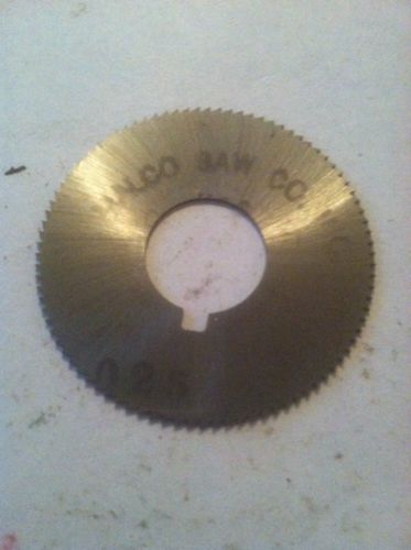 Used Milling cutter Slitting Saw 1-3/4 X .025  X 5/8 HS MALCO