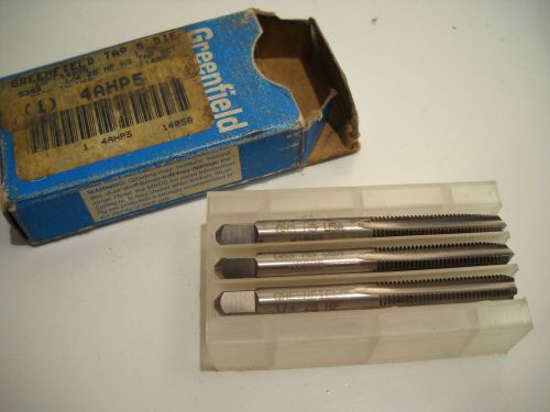 GREENFIELD 1/4-28 NF TAP SET GH3 LEADER / PLUG / BOTTOM  NEW CONDITION IN BOX