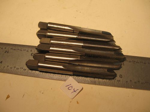 6 pc m8 x 1 hss 2 flute plug spiral point gun hw and r&amp;n mixed (105) for sale