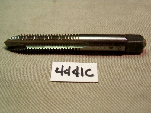 (#4441C) New USA Made Machinist M10 X 1.5 Spiral Point Plug Style Hand Tap