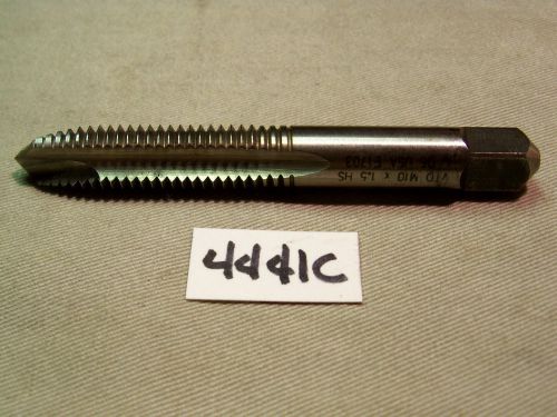 (#4441C) New USA Made Machinist M10 X 1.5 Spiral Point Plug Style Hand Tap