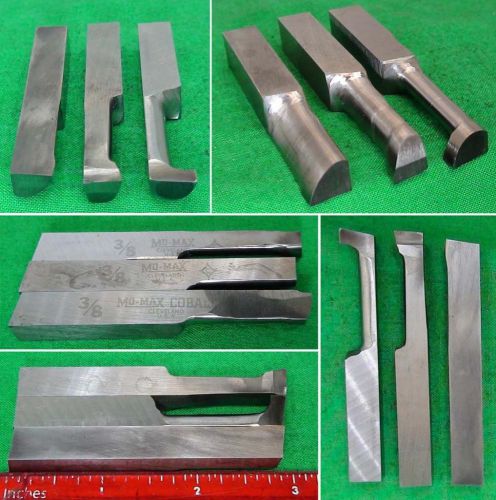 3 cobalt hss boring bar 3/8 mini lathe bits machinist gunsmith tool lot sherline for sale