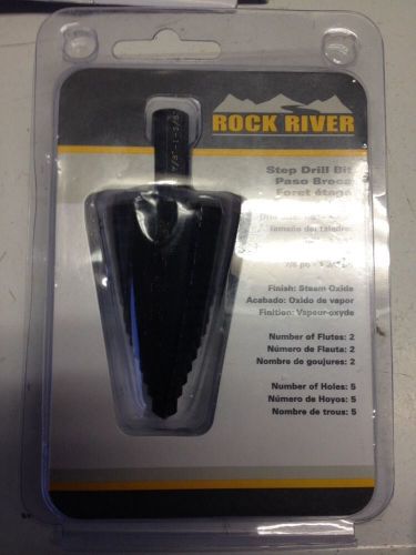 Rock River 2 Hole 7/8&#034; to 1 1/8&#034; Step Drill Bit Industrial Grade NIP