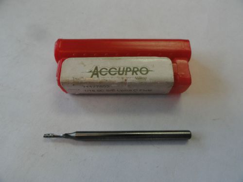 Accupro 1 1/6&#034; carbide single flute router bit, msc #71177802 for sale