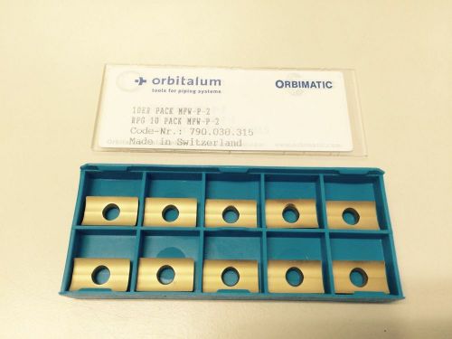 Orbitalum / Orbimatic Facing Bits MFW-P-2 p/n 790.038.315 Squaring tool NEW!!!!!