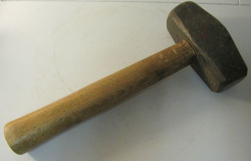 Vintage Codell Iron Forged 1935 10.5&#034; 3 lb Sledge Hammer  Made In italy