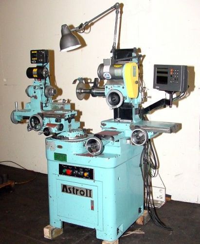 1997 denver &#034;astro ii&#034; monoset tool &amp; cutter grinder w/heidenhain 2 axis dro for sale