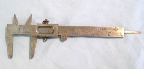 Vintage 5&#034; Vernier Caliper ( inches)  Machinist tool made in West Germany